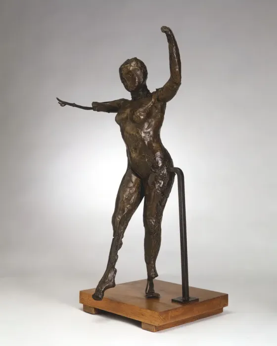Framed Print : Dancer Moving Forward, Arms Raised, Right Leg Forward, c. 1882-1895 / cast 1919-1932 Framed Print : Dancer Moving Forward, Arms Raised, Right Leg Forward, c. 1882-1895 / cast 1919-1932