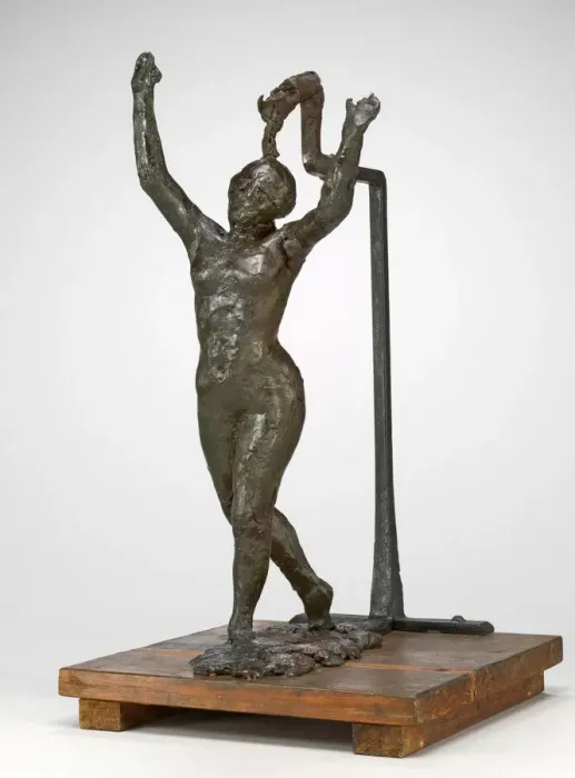 Framed Print : Dancer Moving Forward, Arms Raised, c. 1885 / 1890. Creator: Edgar Degas Framed Print : Dancer Moving Forward, Arms Raised, c. 1885 / 1890. Creator: Edgar Degas