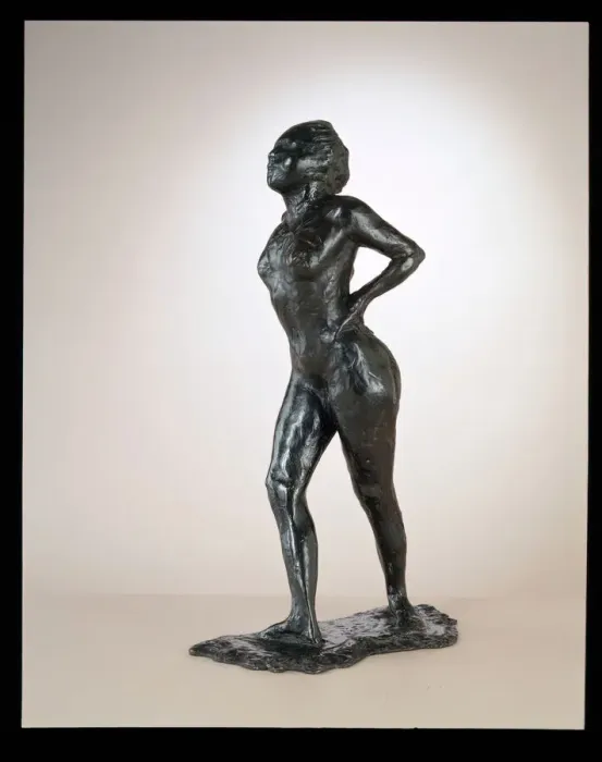 Framed Print : Dancer At Rest, Hands On Hips, Right Leg Forward, c. 1881-1890 / cast 1919-1925 Framed Print : Dancer At Rest, Hands On Hips, Right Leg Forward, c. 1881-1890 / cast 1919-1925
