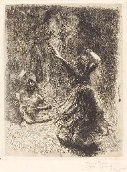 The Dancer of Tanjore (La bayadere de Tanjore), 1914. Creator: Paul Albert Besnard