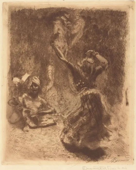 Framed Print : The Dancer of Tanjore (La bayadere de Tanjore), 1914. Creator: Paul Albert Besnard Framed Print : The Dancer of Tanjore (La bayadere de Tanjore), 1914. Creator: Paul Albert Besnard