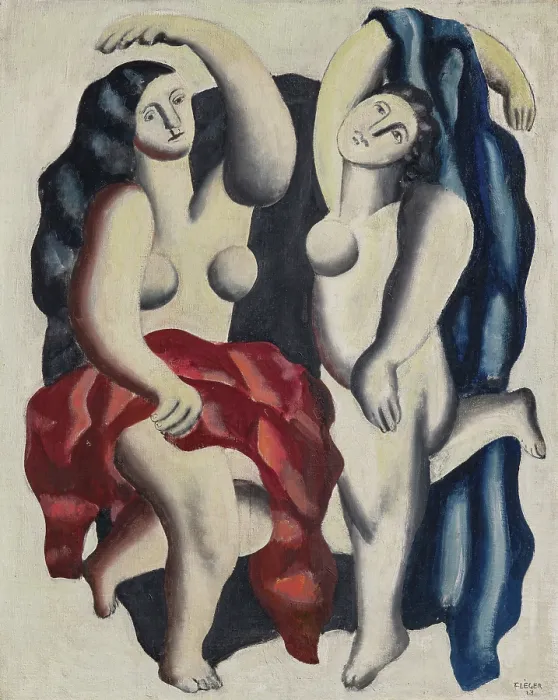 Framed Print : Two dancers, 1928. Creator: Leger, Fernand (1881-1955) Framed Print : Two dancers, 1928. Creator: Leger, Fernand (1881-1955)