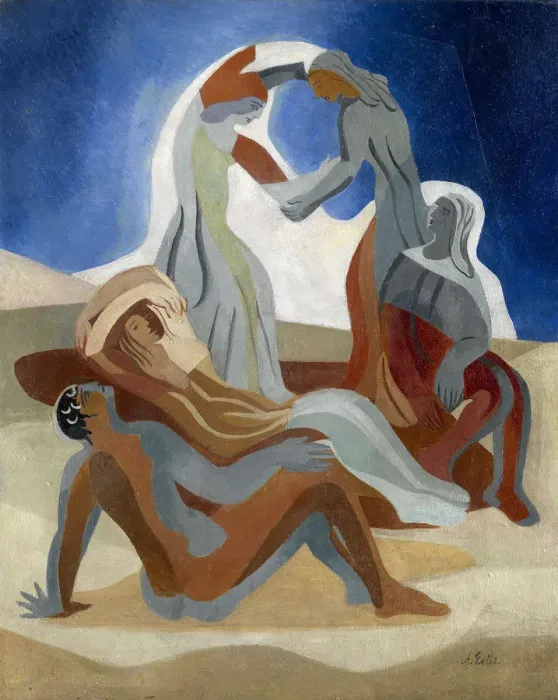Framed Print : Dancers on a Beach. Artist: Exter, Alexandra Alexandrovna (1882-1949) Framed Print : Dancers on a Beach. Artist: Exter, Alexandra Alexandrovna (1882-1949)