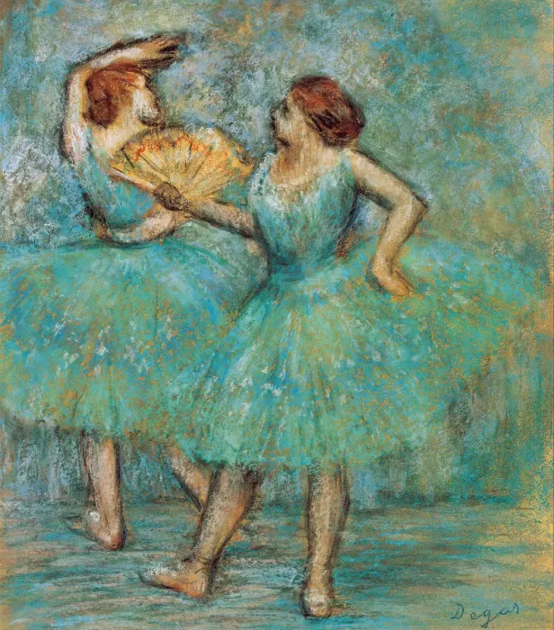Framed Print : Two Dancers, c. 1905. Artist: Degas, Edgar (1834-1917) Framed Print : Two Dancers, c. 1905. Artist: Degas, Edgar (1834-1917)