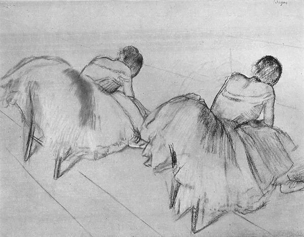 Two Dancers Resting, c20th century. Artist: Edgar Degas