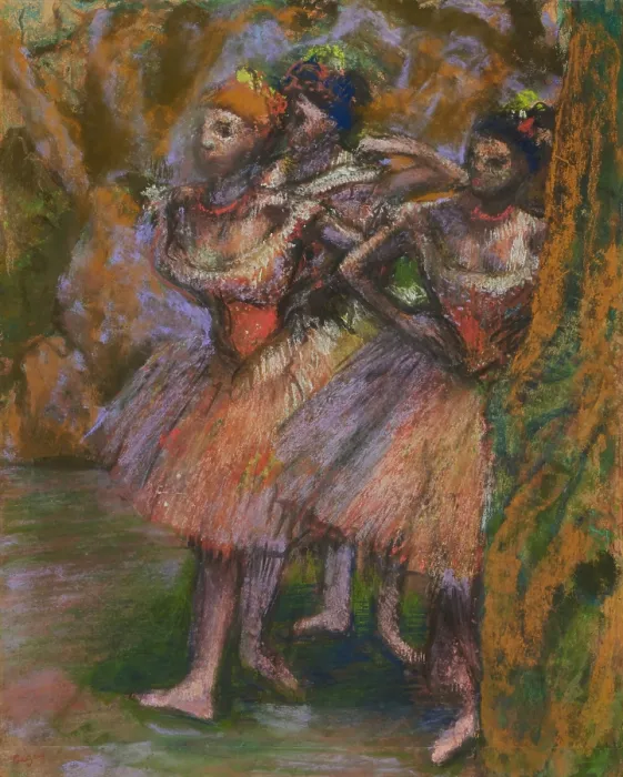 Framed Print : Three Dancers (Trois danseuses), c1904-1906. Creator: Degas, Edgar (1834-1917) Framed Print : Three Dancers (Trois danseuses), c1904-1906. Creator: Degas, Edgar (1834-1917)