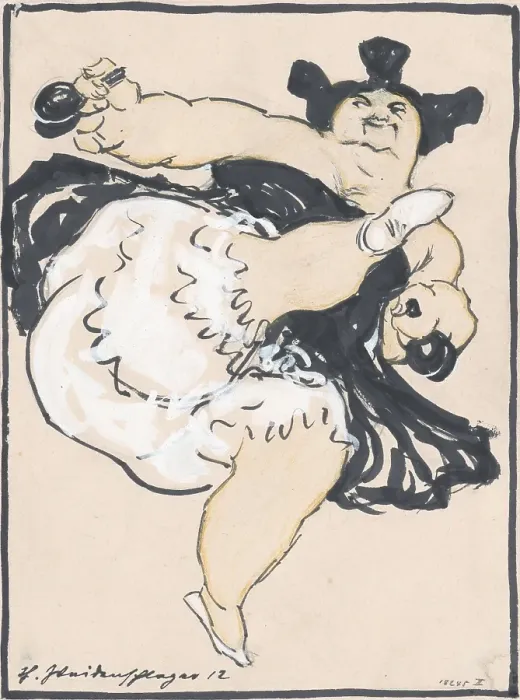 Framed Print : Dances II. 1912. Creator: Theo Waidenschlager Framed Print : Dances II. 1912. Creator: Theo Waidenschlager