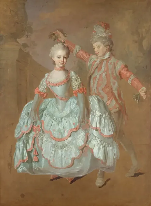Framed Print : Dancing Children, late 1760s. Creator: Lorens Pasch the Younger Framed Print : Dancing Children, late 1760s. Creator: Lorens Pasch the Younger