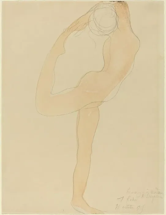 Framed Print : Dancing Figure, 1905. Creator: Auguste Rodin Framed Print : Dancing Figure, 1905. Creator: Auguste Rodin