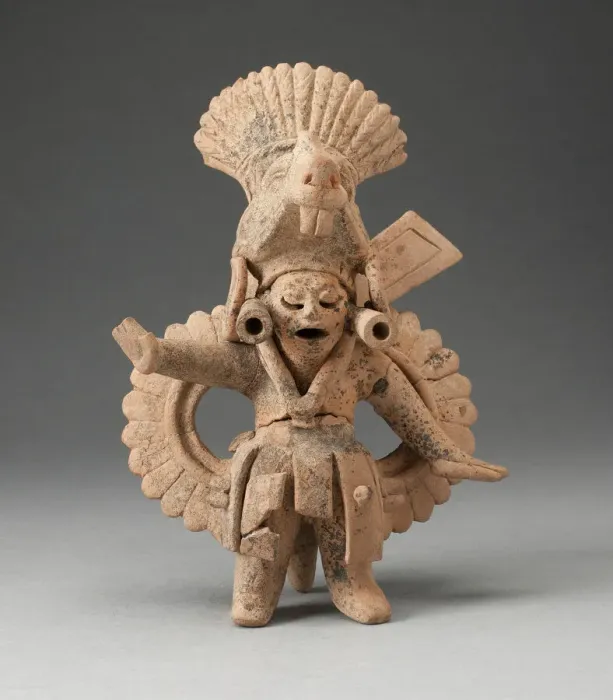Framed Print : Dancing Figure Wearing Animal Headdress and Ornate Costume, A. D. 600 / 900 Framed Print : Dancing Figure Wearing Animal Headdress and Ornate Costume, A. D. 600 / 900