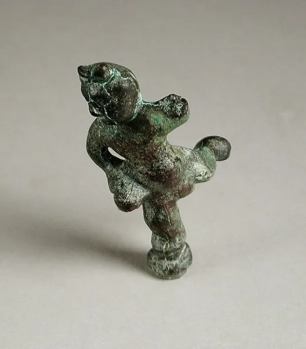 Framed Print : Dancing Figurine, Roman Period (30 BCE-395 CE) or later. Creator: Unknown