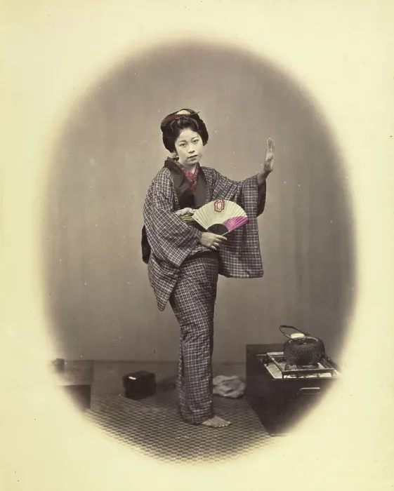 Framed Print : Dancing Girl, 1868. Creator: Felice Beato