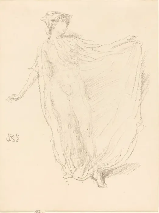 Framed Print : The Dancing Girl, 1889. Creator: James Abbott McNeill Whistler Framed Print : The Dancing Girl, 1889. Creator: James Abbott McNeill Whistler