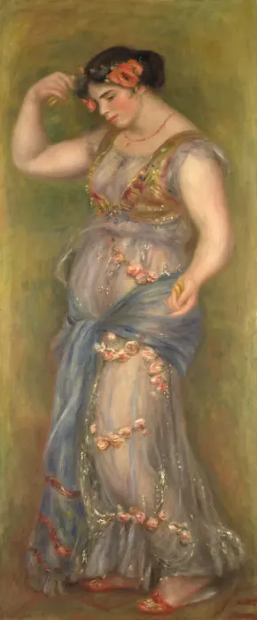 Framed Print : Dancing Girl with Castanets, 1909. Artist: Renoir, Pierre Auguste (1841-1919) Framed Print : Dancing Girl with Castanets, 1909. Artist: Renoir, Pierre Auguste (1841-1919)