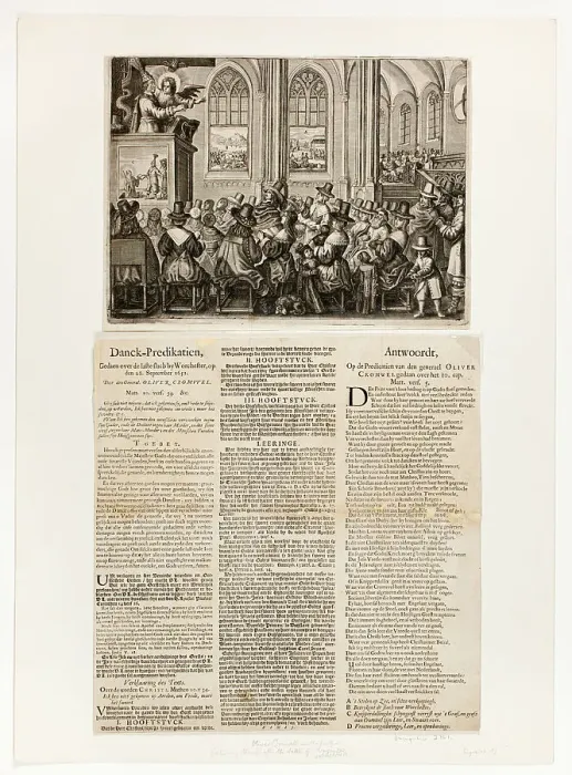 Framed Print : Danck-Predikatien, Gedaen over de laste slach by Worcheseter, op den 18 September 1651. Creator: Unknown Framed Print : Danck-Predikatien, Gedaen over de laste slach by Worcheseter, op den 18 September 1651. Creator: Unknown