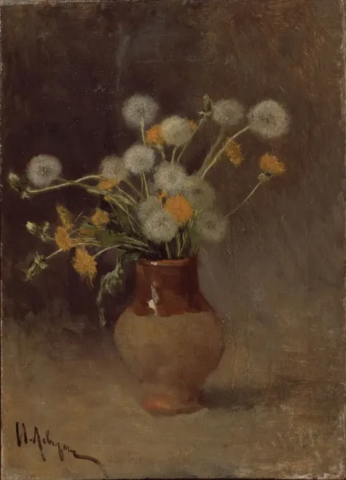 Framed Print : Dandelions, 1889. Artist: Levitan, Isaak Ilyich (1860-1900) Framed Print : Dandelions, 1889. Artist: Levitan, Isaak Ilyich (1860-1900)