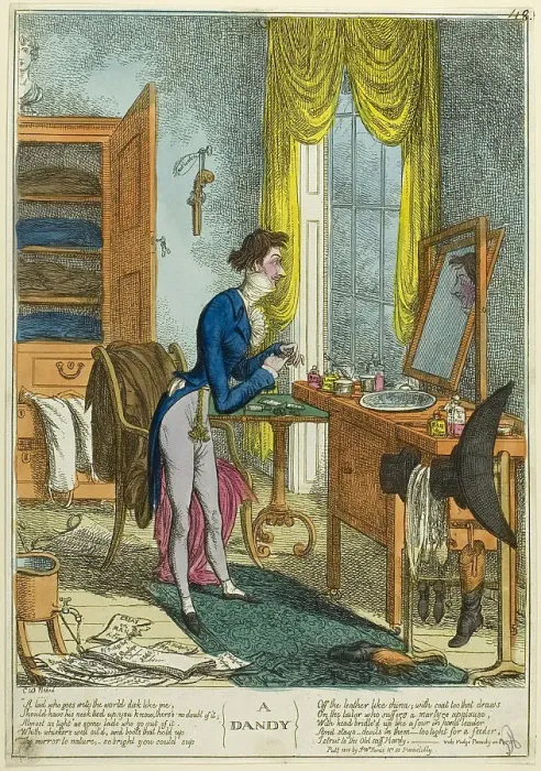 Framed Print : A Dandy, published 1818. Creator: Charles Williams Framed Print : A Dandy, published 1818. Creator: Charles Williams
