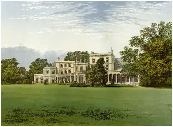 Framed Print : Danesfield House, Buckinghamshire, home of the Scott-Murray family, c1880 Framed Print : Danesfield House, Buckinghamshire, home of the Scott-Murray family, c1880