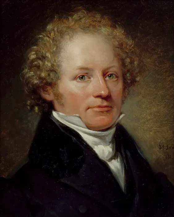 Framed Print : Per Daniel Amadeus Atterbom, 1790-1855, 1831. Creator: Johan Gustaf Sandberg Framed Print : Per Daniel Amadeus Atterbom, 1790-1855, 1831. Creator: Johan Gustaf Sandberg