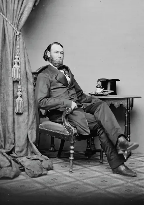 Framed Print : Daniel Eton Somes of Maine, between 1855 and 1865. Creator: Unknown Framed Print : Daniel Eton Somes of Maine, between 1855 and 1865. Creator: Unknown