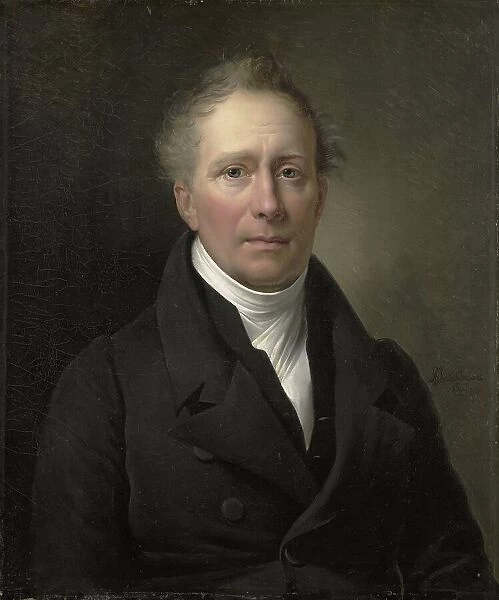Daniel Francis Schas (1772-1848), Member of the Council for Commerce and the Colonies from 1814 to 1 Creator: Alexandre-Jean Dubois-Drahonet