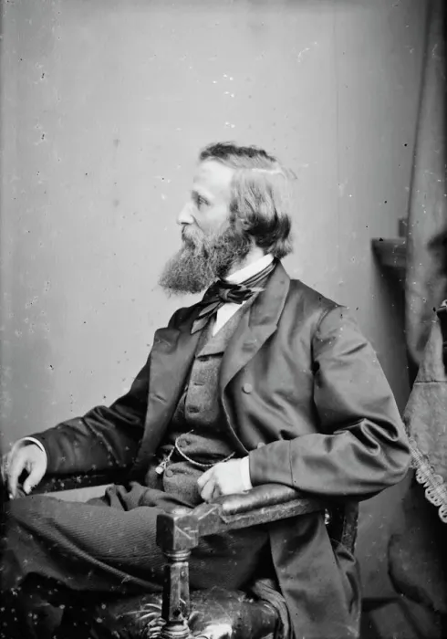 Framed Print : Daniel Huntington, between 1855 and 1865. Creator: Unknown Framed Print : Daniel Huntington, between 1855 and 1865. Creator: Unknown
