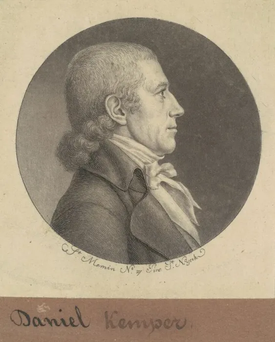 Framed Print : Daniel Kemper, 1797. Creator: Charles Balthazar Julien Fevret de Saint-Memin