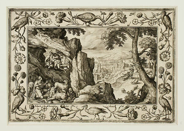 Daniel in the Lion's Den, from Landscapes with Old and New Testament Scenes