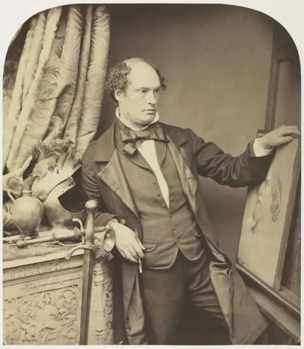 Framed Print : Daniel Maclise (1806-1870), 1857. Creator: William Lake Price (British, 1810-1896) Framed Print : Daniel Maclise (1806-1870), 1857. Creator: William Lake Price (British, 1810-1896)