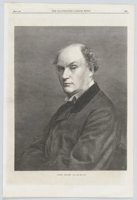 Framed Print : Daniel Maclise, R. A. from Illustrated London News, May 9, 1868. Creator: Mason Jackson Framed Print : Daniel Maclise, R. A. from Illustrated London News, May 9, 1868. Creator: Mason Jackson