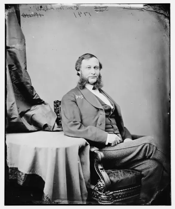 Framed Print : Daniel Myers Van Auken of Pennsylvania, between 1860 and 1875. Creator: Unknown Framed Print : Daniel Myers Van Auken of Pennsylvania, between 1860 and 1875. Creator: Unknown