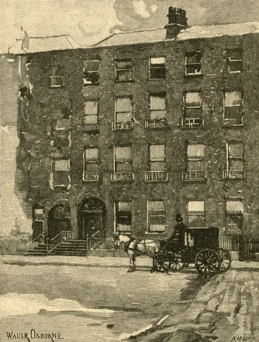 Framed Print : Daniel O Connells house in Merrion Square, Dublin, Ireland, c1890 Framed Print : Daniel O Connells house in Merrion Square, Dublin, Ireland, c1890