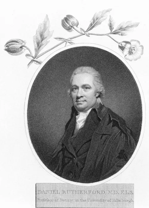 Framed Print : Daniel Rutherford, late 18th century Framed Print : Daniel Rutherford, late 18th century