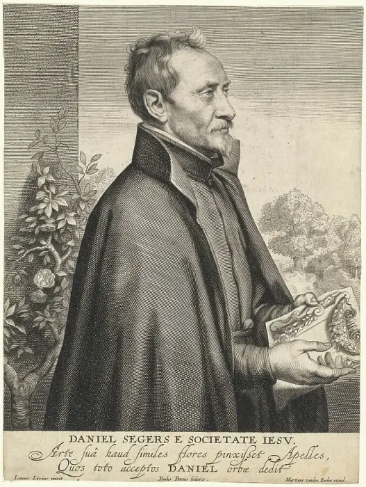 Framed Print : Daniel Segers, Jesuit Priest. Creator: Paulus Pontius Framed Print : Daniel Segers, Jesuit Priest. Creator: Paulus Pontius
