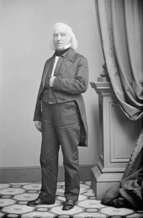 Framed Print : Daniel Stevens Dickinson of New York, between 1855 and 1865. Creator: Unknown Framed Print : Daniel Stevens Dickinson of New York, between 1855 and 1865. Creator: Unknown
