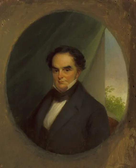 Framed Print : Daniel Webster, c. 1839. Creator: George Linen Framed Print : Daniel Webster, c. 1839. Creator: George Linen