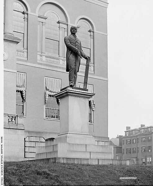 Daniel Webster Statue, State House grounds, Boston, Mass. between 1900 and 1905. Creator: Unknown