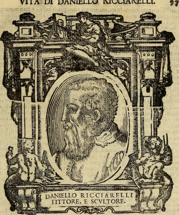 Framed Print : Daniele da Volterra. From: Giorgio Vasari, The Lives of the Most Excellent Italian Painters, Sculpto Framed Print : Daniele da Volterra. From: Giorgio Vasari, The Lives of the Most Excellent Italian Painters, Sculpto