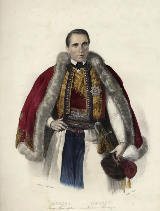 Framed Print : Danilo I (1826-1860), Prince of Montenegro, 1853. Artist: Anonymous Framed Print : Danilo I (1826-1860), Prince of Montenegro, 1853. Artist: Anonymous