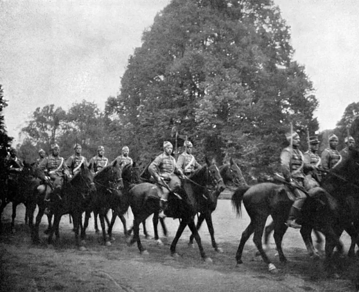 Framed Print : Danish Hussars at Bernsdorff, 1908. Artist: Queen Alexandra Framed Print : Danish Hussars at Bernsdorff, 1908. Artist: Queen Alexandra