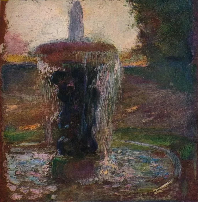 Framed Print : Dans Le Parc De St. Cloud, c1905. Artist: Gaston la Touche Framed Print : Dans Le Parc De St. Cloud, c1905. Artist: Gaston la Touche