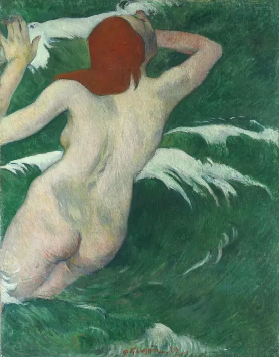 Framed Print : Dans les vagues, ou Ondine (In the Waves or Undine), 1889 Framed Print : Dans les vagues, ou Ondine (In the Waves or Undine), 1889