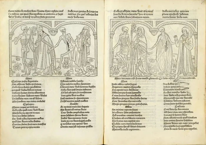 Framed Print : Danse macabre, 1490. Creator: Anonymous Framed Print : Danse macabre, 1490. Creator: Anonymous