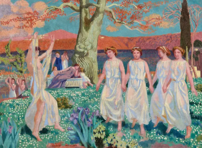 Framed Print : Danses d'Alceste, 1904. Creator: Denis; Maurice (1870-1943) Framed Print : Danses d'Alceste, 1904. Creator: Denis; Maurice (1870-1943)
