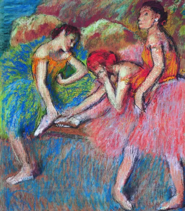 Framed Print : Danseuses au repos, c. 1898 Framed Print : Danseuses au repos, c. 1898