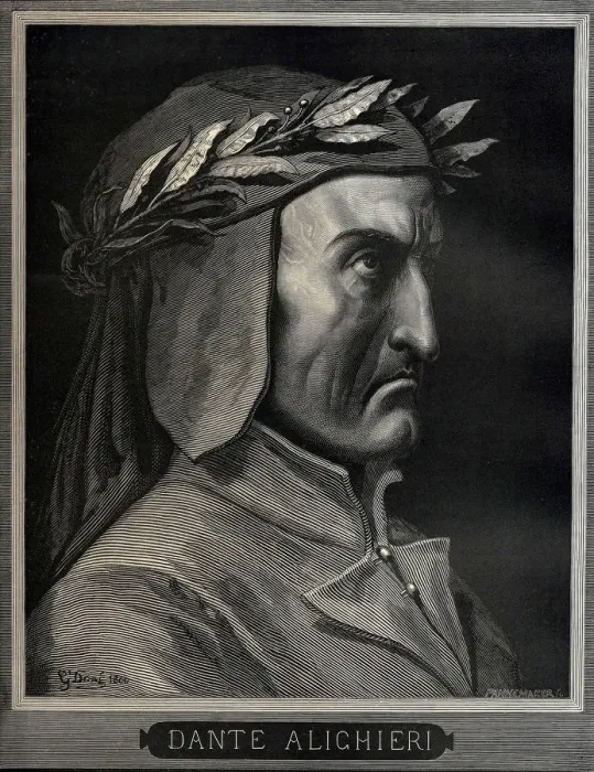 Framed Print : Dante Alighieri (1265-1321), 1860 Framed Print : Dante Alighieri (1265-1321), 1860