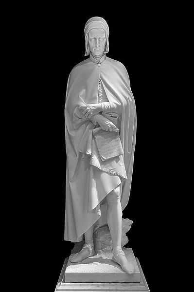 Dante Alighieri (1265-1321), 1872. Creator: Vela, Vincenzo (1820-1891)