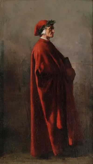 Framed Print : Dante Alighieri (1265-1321). Creator: Meissonier, Ernest Jean Louis (1815-1891) Framed Print : Dante Alighieri (1265-1321). Creator: Meissonier, Ernest Jean Louis (1815-1891)