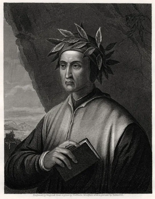 Framed Print : Dante Alighieri, Italian poet, 19th century. Artist: Wagstaff Framed Print : Dante Alighieri, Italian poet, 19th century. Artist: Wagstaff