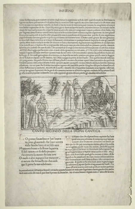 Framed Print : Dante and Virgil with the Vision of Beatrice, c. 1481-1485. Creator: Baccio Baldini (Italian, c Framed Print : Dante and Virgil with the Vision of Beatrice, c. 1481-1485. Creator: Baccio Baldini (Italian, c